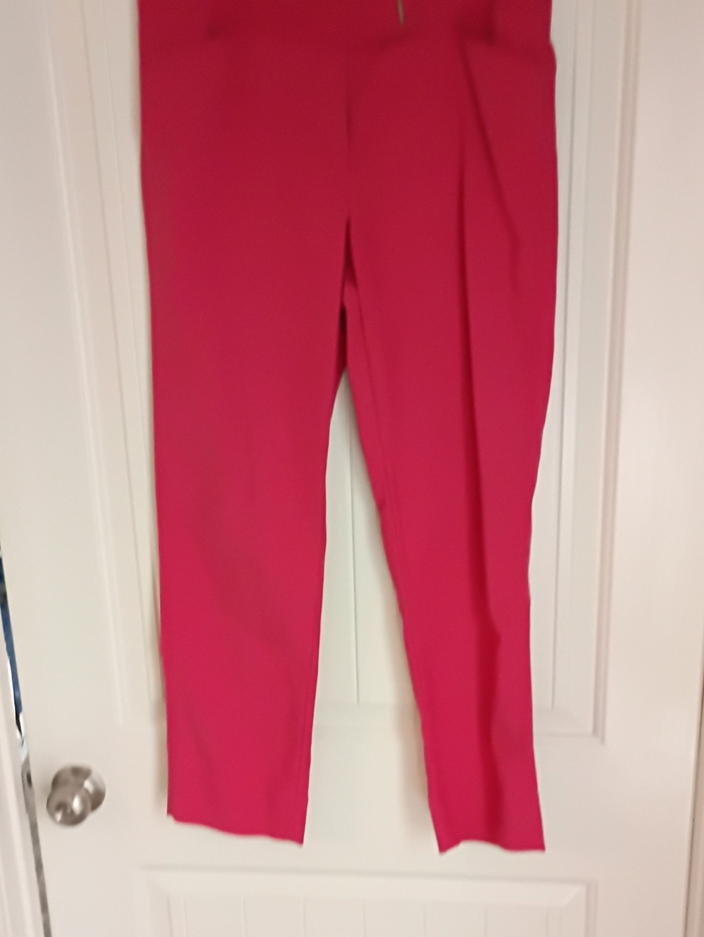 White House Black Market Fuchsia Straight-Leg Dress Pants